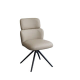 Havana Taupe PU Leather Dining Chair