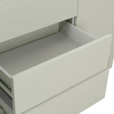 Havana White Ceramic Marble 2 Door 3 Drawer Sideboard