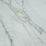 Havana White Ceramic Marble 160-240cm Side Extending Dining Table