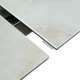 Venus Pearl Ceramic Marble 180-240cm Centre Extending Dining Table