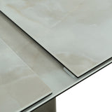 Venus Pearl Ceramic Marble 180-240cm Centre Extending Dining Table