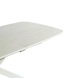 Elsey Travertine Ceramic Marble 160-200cm Centre Extending Dining Table