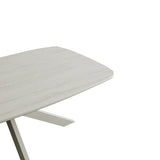 Elsey Travertine Ceramic Marble Coffee Table