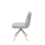 Set Of 2 Elsey Oatmeal Fabric Dining Chair - Pairs