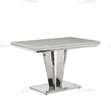 Riccardo 120cm Marble Dining Table - 3 Colours