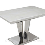 Riccardo 120cm Marble Dining Table - 3 Colours
