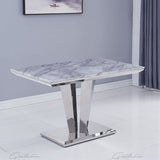 Riccardo 120cm Marble Dining Table - 3 Colours