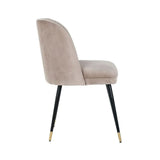 Richmond Interiors Alicia Chair in Khaki Velvet