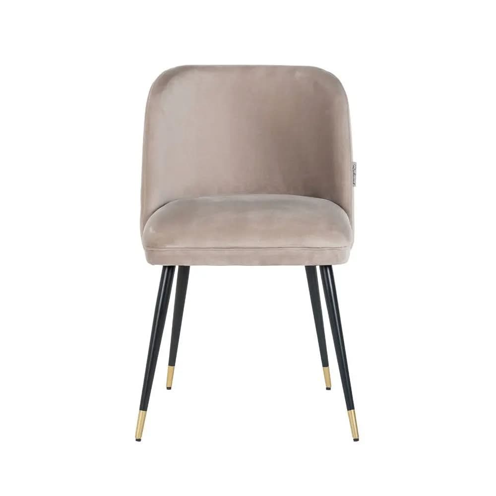 Richmond Interiors Alicia Chair in Khaki Velvet