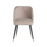 Richmond Interiors Alicia Chair in Khaki Velvet