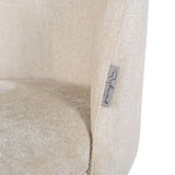 Richmond Interiors Alicia Chair in White Chenille
