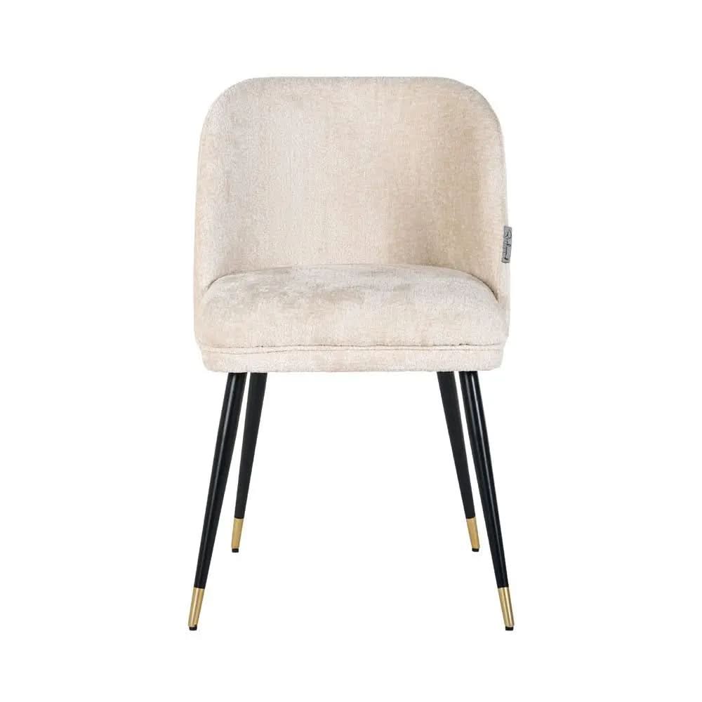 Richmond Interiors Alicia Chair in White Chenille