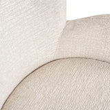 Richmond Interiors Amber Cream Velvet Armchair – Modern Accent or Dining Chair