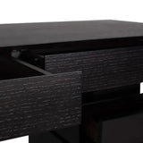 Richmond Interiors Connar 5 Drawer Desk in Charcoal