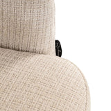 Richmond Interiors Serenity Niagara Beige Chenille Swivel Chair