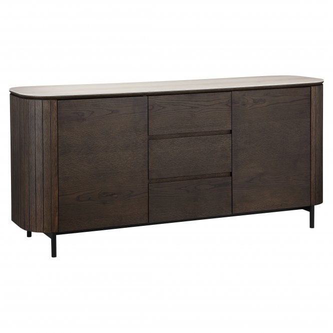 Richmond Interiors Ritz Beige 2 Door 3 Drawer Sideboard