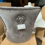 Louis Grey Marble 150CM Dining Table + Grey Lion Chairs, Bench Option-Esme Furnishings