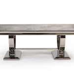 Arianna Grey Marble Coffee Table-Esme Furnishings
