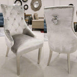 Arianna 180cm Grey Marble Dining Table + Belle Velvet Dining Chairs + Bench-Esme Furnishings
