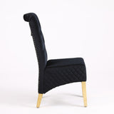 Louis Marble & Gold Dining Table With Lucy Slim Quilted Gold Ring Square Knocker Velvet Chairs
