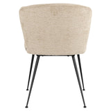 Richmond Interiors Chair Xandra Desert Taupe Chenille Dining Table