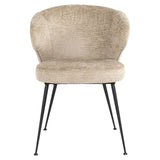 Richmond Interiors Chair Xandra Desert Taupe Chenille Dining Table