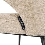 Richmond Interiors Chair Xandra Desert Taupe Chenille Dining Table