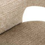 Richmond Interiors Belle Desert Taupe Chenille Dining Chair