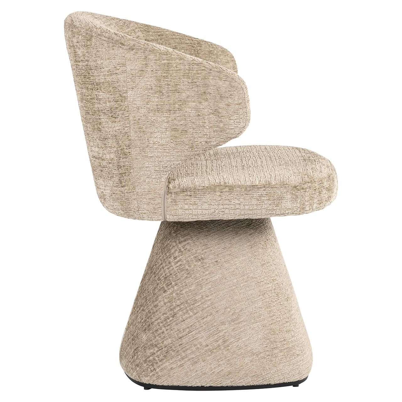 Richmond Interiors Gatsbi Desert Taupe Chenille Dining Chair