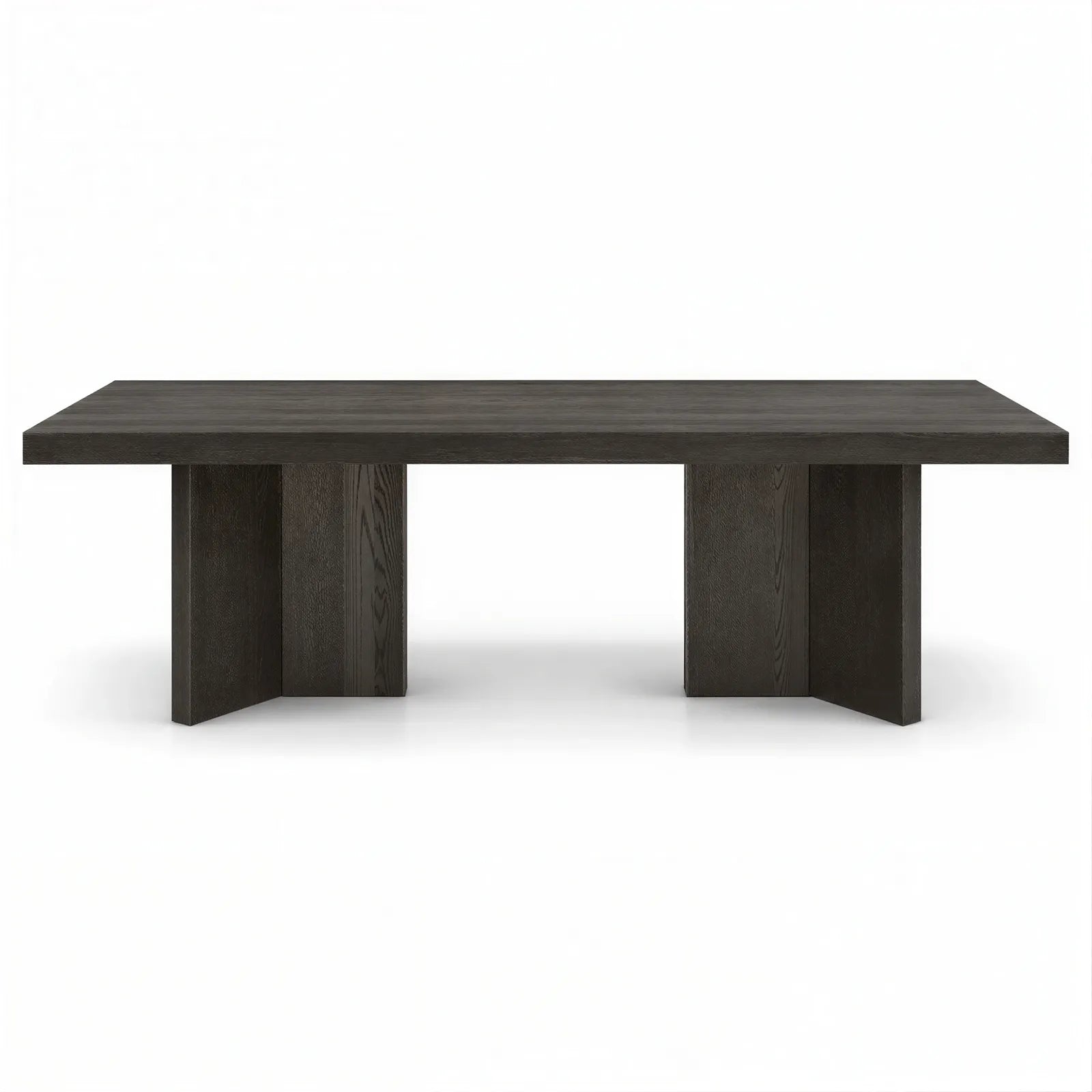 Berkeley Designs Sorrento Modern Design 10-Seater Dining Table in Textured Dark Oak Veneer