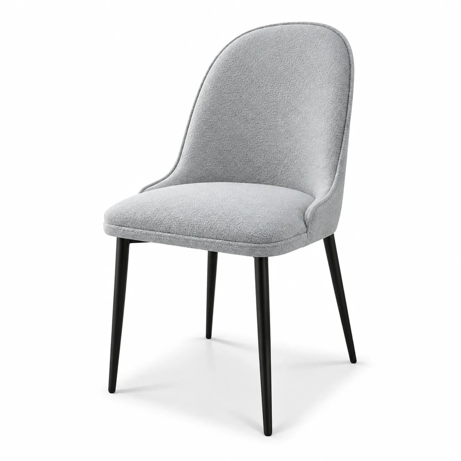 Berkeley Designs Tivoli Dining Chair in Light Grey Velvet – Set of 2
