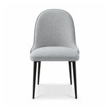 Berkeley Designs Tivoli Dining Chair in Light Grey Velvet – Set of 2