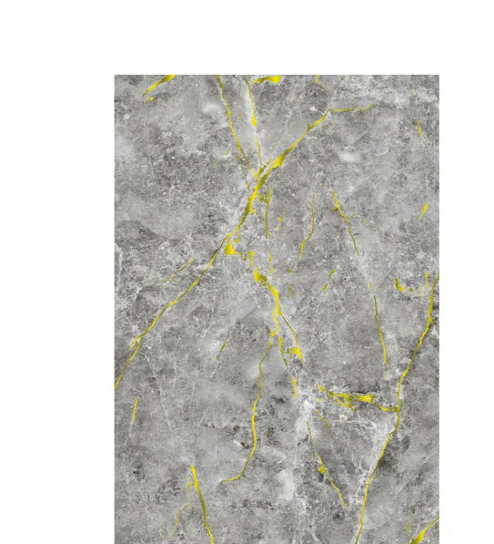 Media Wall Panels Pack Of x4 Gold Grey Marble Veins PVC Waterproof Wall Panels 240x60cm
